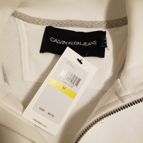 Calvin Klein 1/4 zip sweater - Picture 3 of 4
